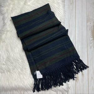 Urban Outfitters OU Scarf Wrap Blanket Striped Fringe